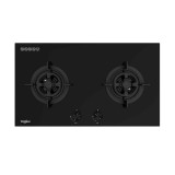 Whirlpool GWG7820LS (LPG) 2-Burner Tempered Glass Gas Hob